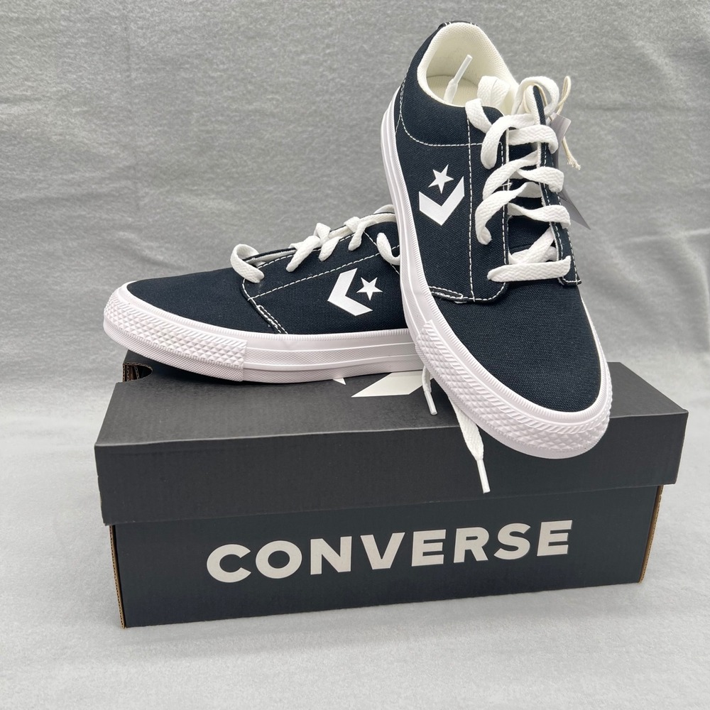 Converse Day One Classic Ox Black White Canvas Sneakers A15625C M 4 W 5.5